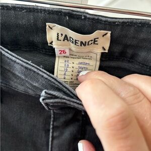 Black L’Agence Margot Skinny Jeans